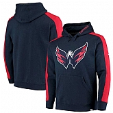 Washington Capitals Fanatics Branded Iconic Blocked Pullover Hoodie Navy & Red,baseball caps,new era cap wholesale,wholesale hats
